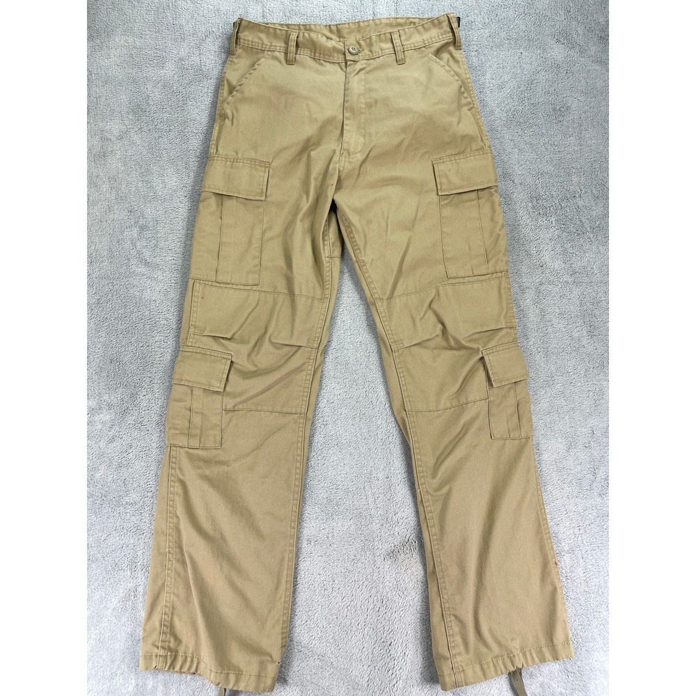Rothco BDU Cargo Pants Men 30x32 Tan Khaki Tactical Military Style Utility